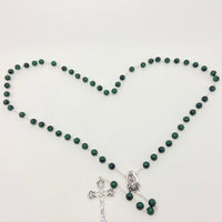 Green Guadalupe Bead Rosary - Unique Catholic Gifts