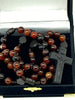Agate/Jujube Wood Rosary (8mm) - Unique Catholic Gifts