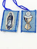 Blue Scapular with Our Lady of Guadalupe Communion Chalice - Unique Catholic Gifts
