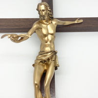 Gold Gift of the Holy Spirit Crucifix 22" - Unique Catholic Gifts