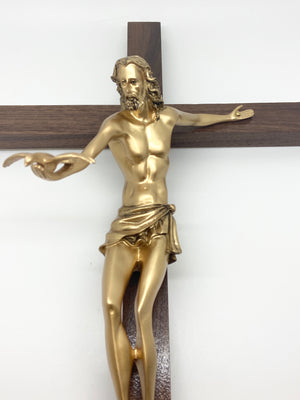 Gold Gift of the Holy Spirit Crucifix 22