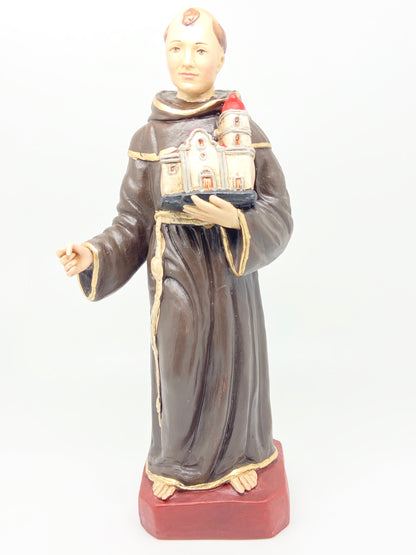 St. Junipero Serra Statue 11" - Unique Catholic Gifts