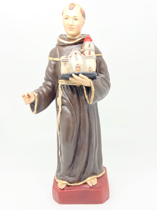 St. Junipero Serra Statue 11" - Unique Catholic Gifts