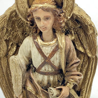 St. Gabriel Hand Painted Statue 4" - Unique Catholic Gifts