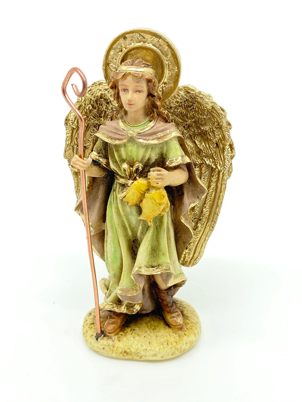 St. Raphael Statue Figurine  4" - Unique Catholic Gifts
