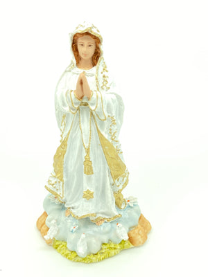 Our Lady of Fatima Statue 5" - Unique Catholic Gifts