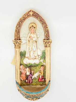 Our Lady of Fatima Holy Water Font 9
