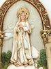 Our Lady of Fatima Holy Water Font 9" - Unique Catholic Gifts