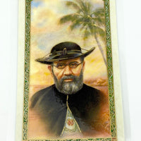 St. Damien Laminated Holy Card (Plastic Covered) - Unique Catholic Gifts