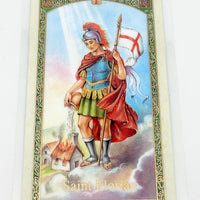 St. Florian Fireman's Prayer Laminated Holy Card (Plastic Covered) - Unique Catholic Gifts