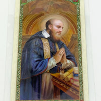 St Francis de Sales Laminated Holy Card (Plastic Covered) - Unique Catholic Gifts