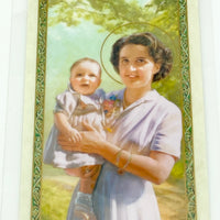 St. Gianna Beretta Laminated Holy Card (Plastic Covered) - Unique Catholic Gifts