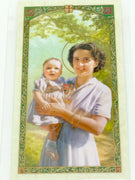 St. Gianna Beretta Laminated Holy Card (Plastic Covered) - Unique Catholic Gifts
