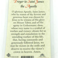 St. James Laminated Holy Card (Plastic Covered) - Unique Catholic Gifts