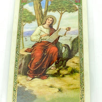 St. John the Evangelist (Apostle) Laminated Holy Card (Plastic Covered) - Unique Catholic Gifts