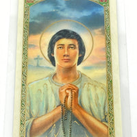 St. Lorenzo Laminated Holy Card (Plastic Covered) - Unique Catholic Gifts