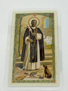 St. Martin de Porres Laminated Holy Card (Plastic Covered) - Unique Catholic Gifts