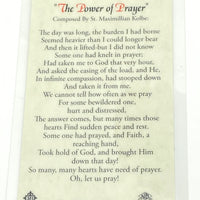 St. Maximillian Kolbe Laminated Holy Card (Plastic Covered) - Unique Catholic Gifts