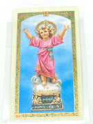 Divine Child Laminated Holy Card (Plastic Covered) - Unique Catholic Gifts