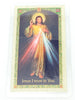 Divine Mercy Laminated Holy Card (Plastic Covered) - Unique Catholic Gifts