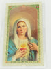 Consecration to Mary Laminated Holy Card (Plastic Covered) - Unique Catholic Gifts