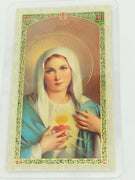 Consecration to Mary Laminated Holy Card (Plastic Covered) - Unique Catholic Gifts