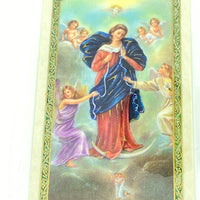 Our Lady of the Untier of Knots Laminated Holy Card (Plastic Covered) - Unique Catholic Gifts