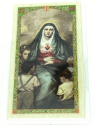 Our Lady of the Seven Sorrows Laminated Holy Card (Plastic Covered) - Unique Catholic Gifts