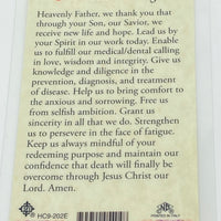 A  Doctor's Prayer Laminated Holy Card (Plastic Covered) - Unique Catholic Gifts