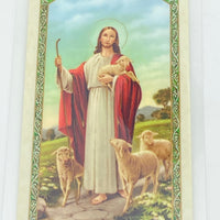 Footprints Laminated Holy Card (Plastic Covered) - Unique Catholic Gifts