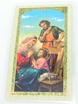 Ten Rules of a Happy and Successful Wife Laminated Holy Card (Plastic Covered) - Unique Catholic Gifts