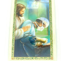 Physicians Prayer  Laminated Holy Card (Plastic Covered) - Unique Catholic Gifts
