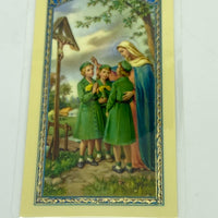 Girl Scout's Oath Laminated Holy Card (Plastic Covered) - Unique Catholic Gifts