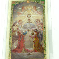 Prayer for Benediction Laminated Holy Card (Plastic Covered) - Unique Catholic Gifts