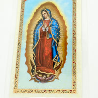 Esposas y Esposos Tarjeta Sagrada targeta de oración de Nuestra Señora de Guadalupe laminada (Cubierta de Plástico) - Unique Catholic Gifts