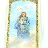 Olvida Y Dejaselo a Dios Tarjeta Sagrada laminada (Cubierta de Plástico) - Unique Catholic Gifts