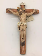 Wall Crucifix Hand Painted (6 1/2") - Unique Catholic Gifts