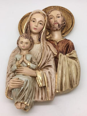 Holy Family wall Plaque (9 x 5
