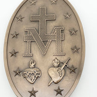 Miraculous Medal Wall Plaque  8 5/8" - Unique Catholic Gifts
