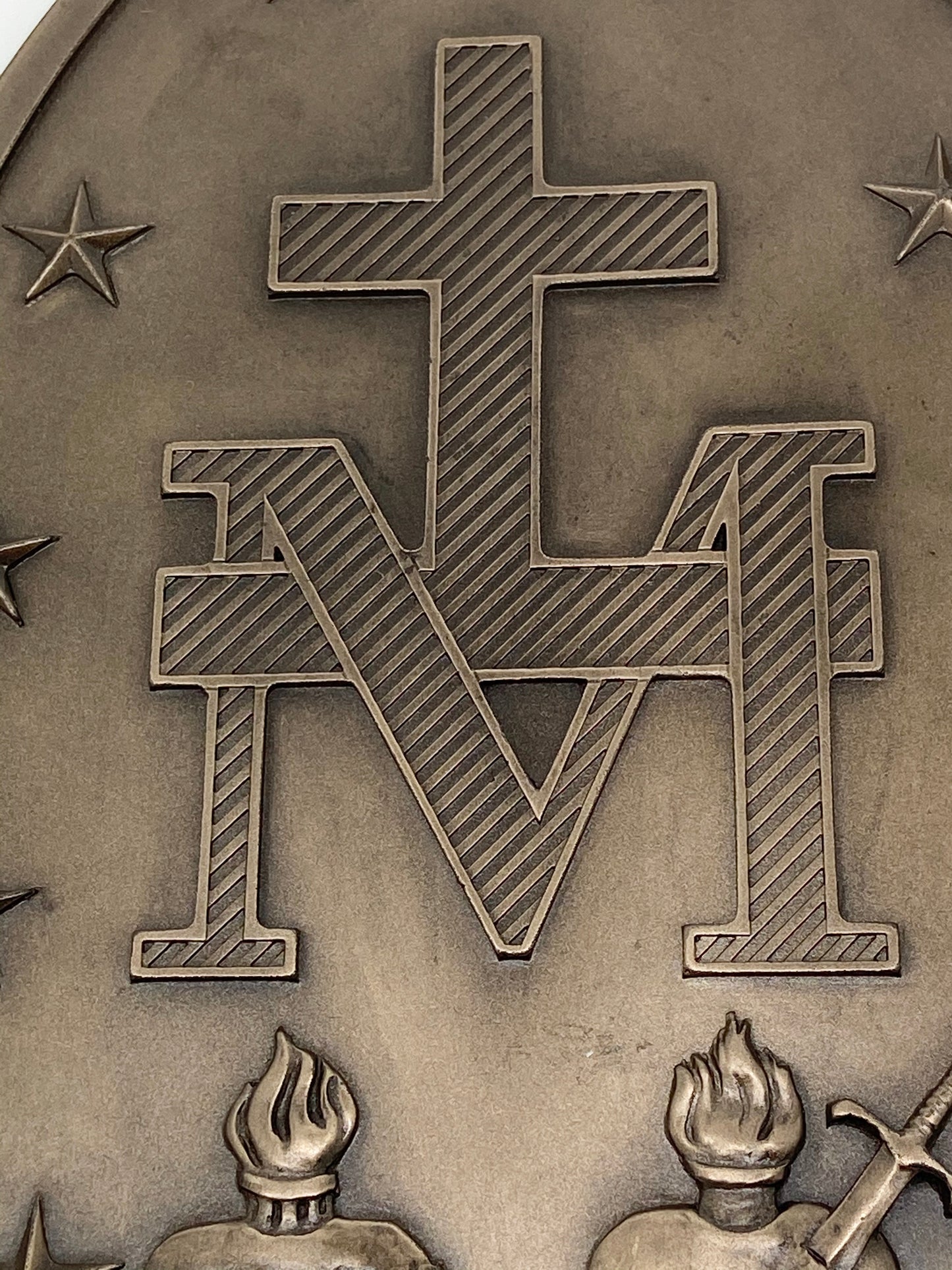 Miraculous Medal Wall Plaque  8 5/8" - Unique Catholic Gifts