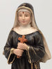St. Rita of Cascia Statue Hand Painted 8" - Unique Catholic Gifts