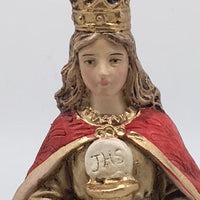 Saint Barbara  (St. Barbara) Hand Painted Statue (5 1/2") - Unique Catholic Gifts