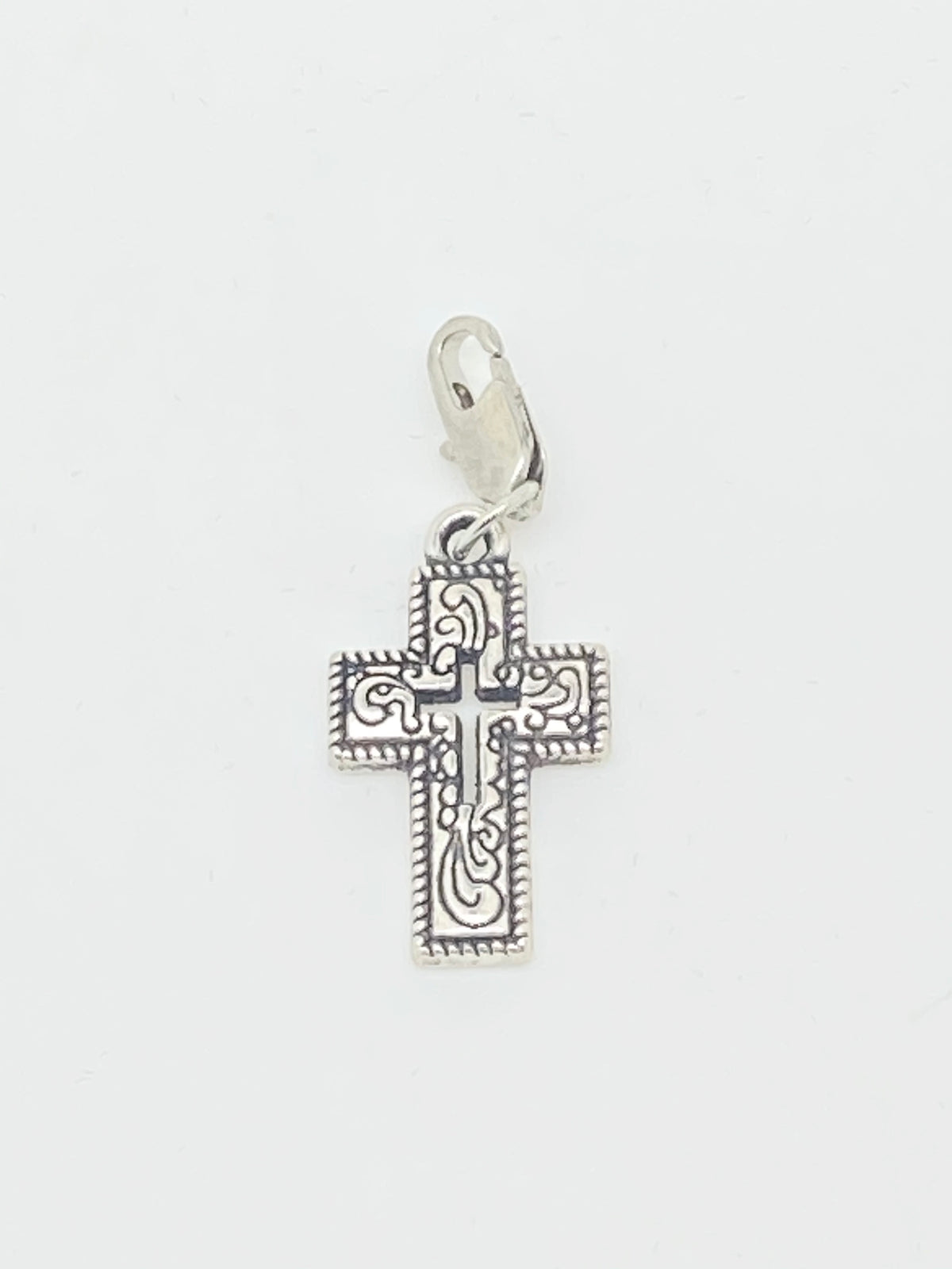 Stylish Cross Clip on Pendent 1 1/2" - Unique Catholic Gifts