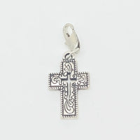 Stylish Cross Clip on Pendent 1 1/2" - Unique Catholic Gifts