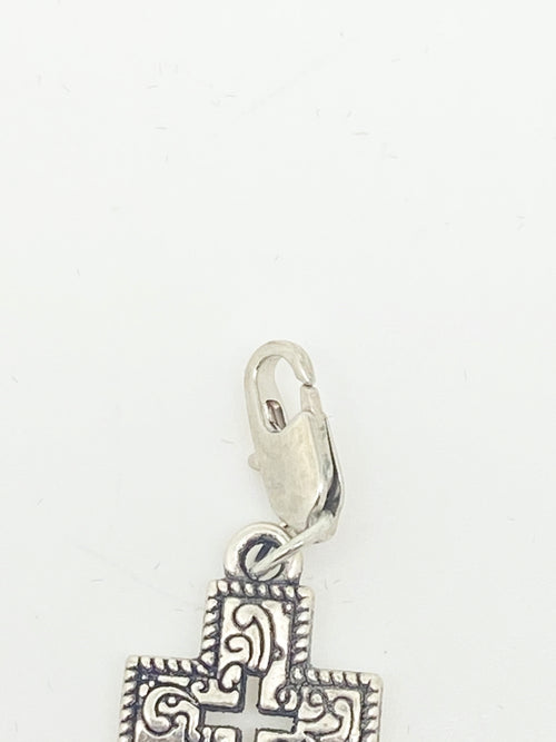 Stylish Cross Clip on Pendent 1 1/2" - Unique Catholic Gifts