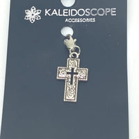 Stylish Cross Clip on Pendent 1 1/2" - Unique Catholic Gifts