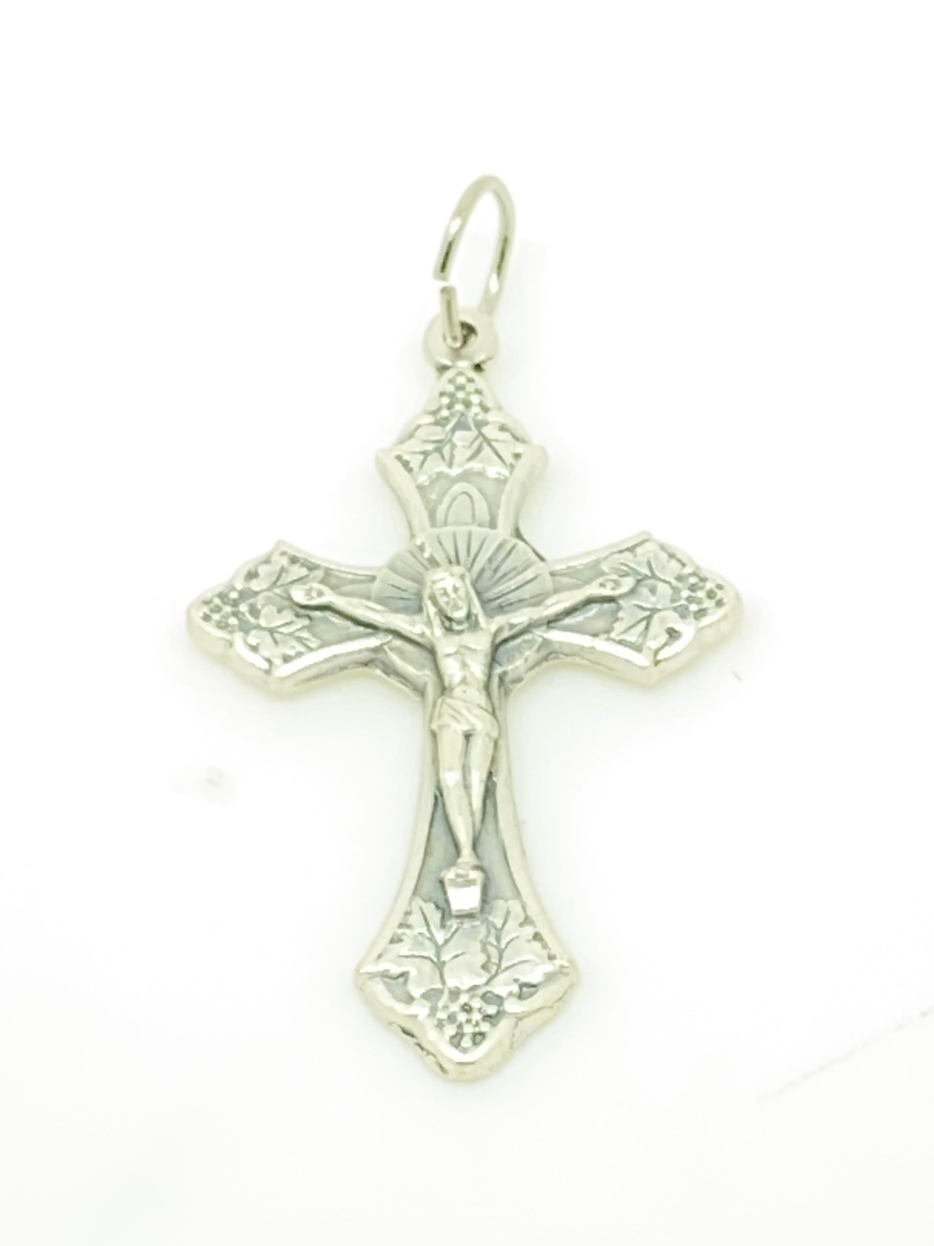 Small Fancy Crucifix Medal 3/4