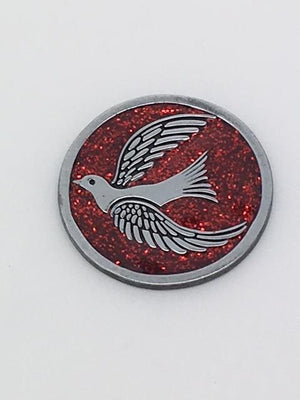 Confirmation Pocket Token Coin (Red Enamel) - Unique Catholic Gifts