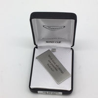 Sterling Silver Money Clip with Bible Verse - Unique Catholic Gifts