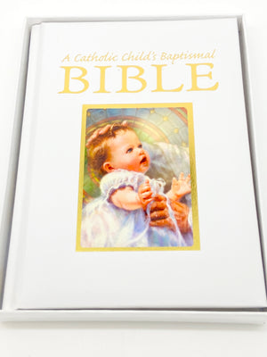 Catholic Child's Baptismal Bible Gift Book - Unique Catholic Gifts